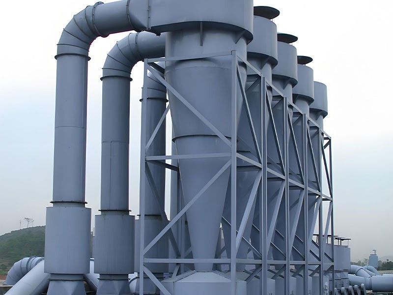 旋风除尘器：耐磨铸铁结构，粗粉分离 95%+ 还低耗