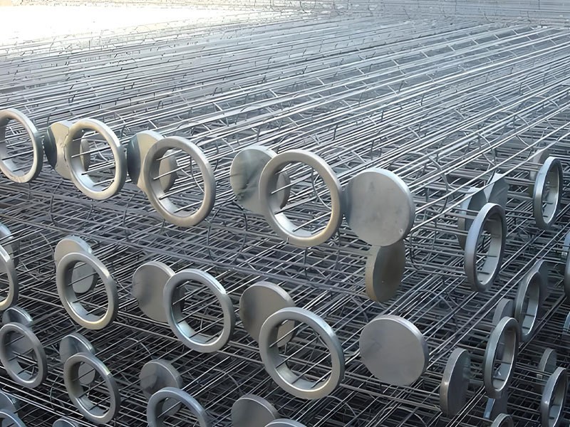 除尘骨架：有机硅喷涂耐高温，防腐抗粘灰