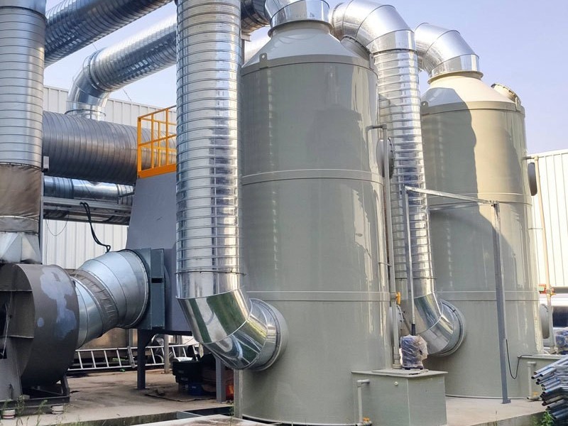 喷淋净化塔使用中净化效率下降及解决方法