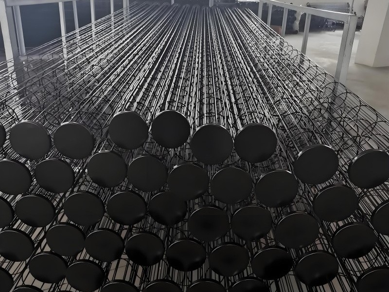 除尘骨架碳纤维材质：轻量耐腐，高温工况撑袋稳